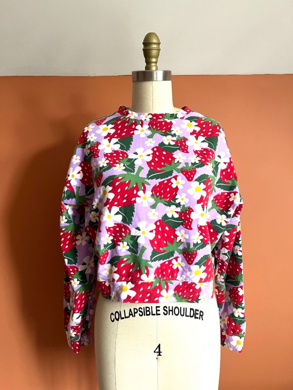 Nooworks Long Sleeve Strawberry Track Top - Picture 2 of 3